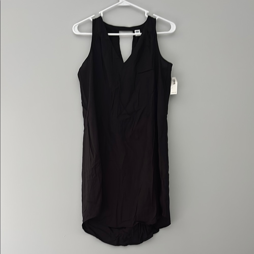 Old Navy Black Asymmetrical High-Low Halter Dress